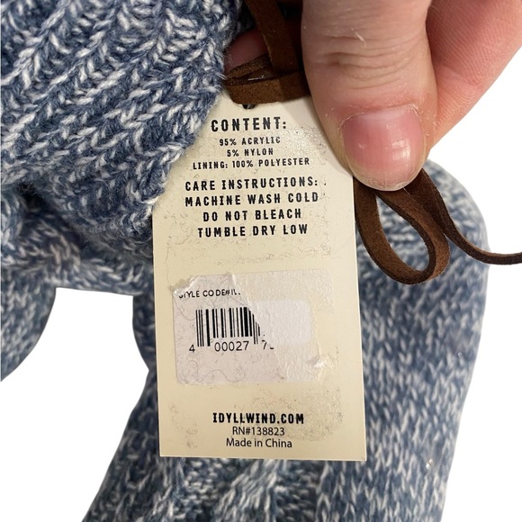 Idyllwind Cozy Blue Hosiery Socks - Picture 4 of 6